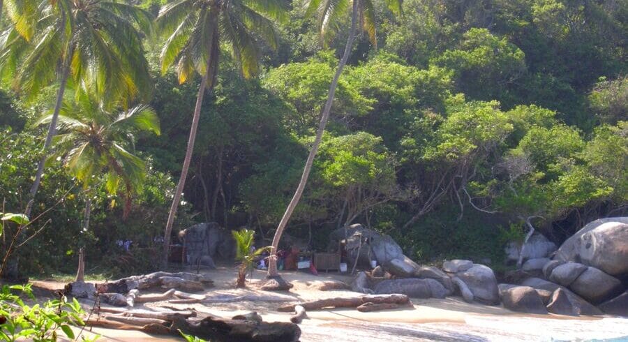 Scenery by the Ocean in Colombia