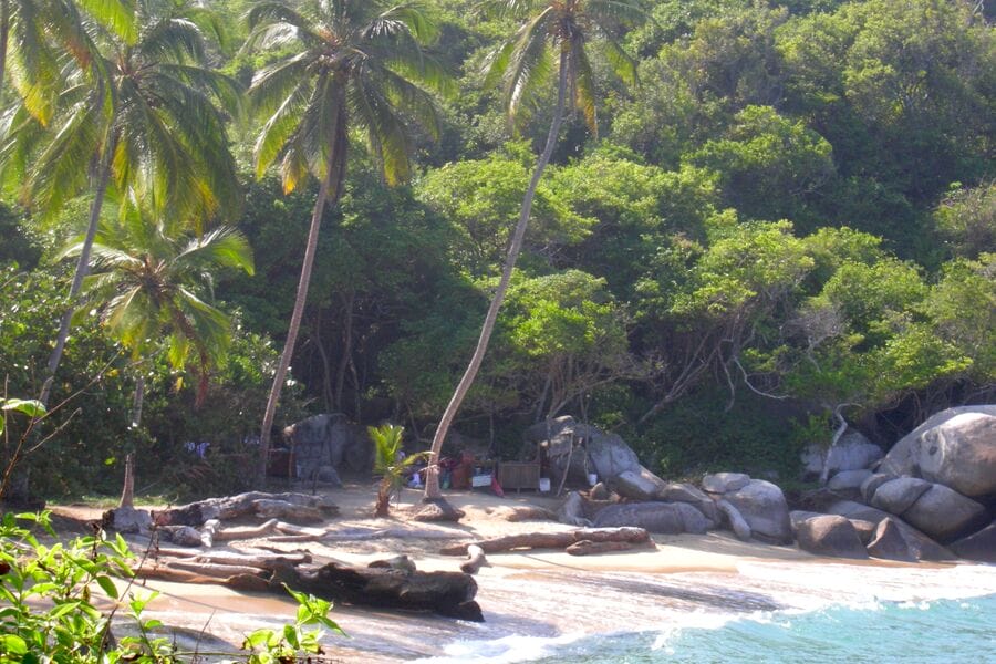 Scenery by the Ocean in Colombia