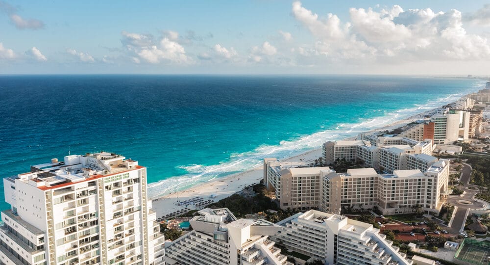 Resort area in Cancun