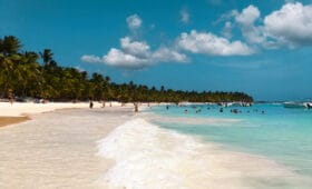 summer vacaton on tropical sandy